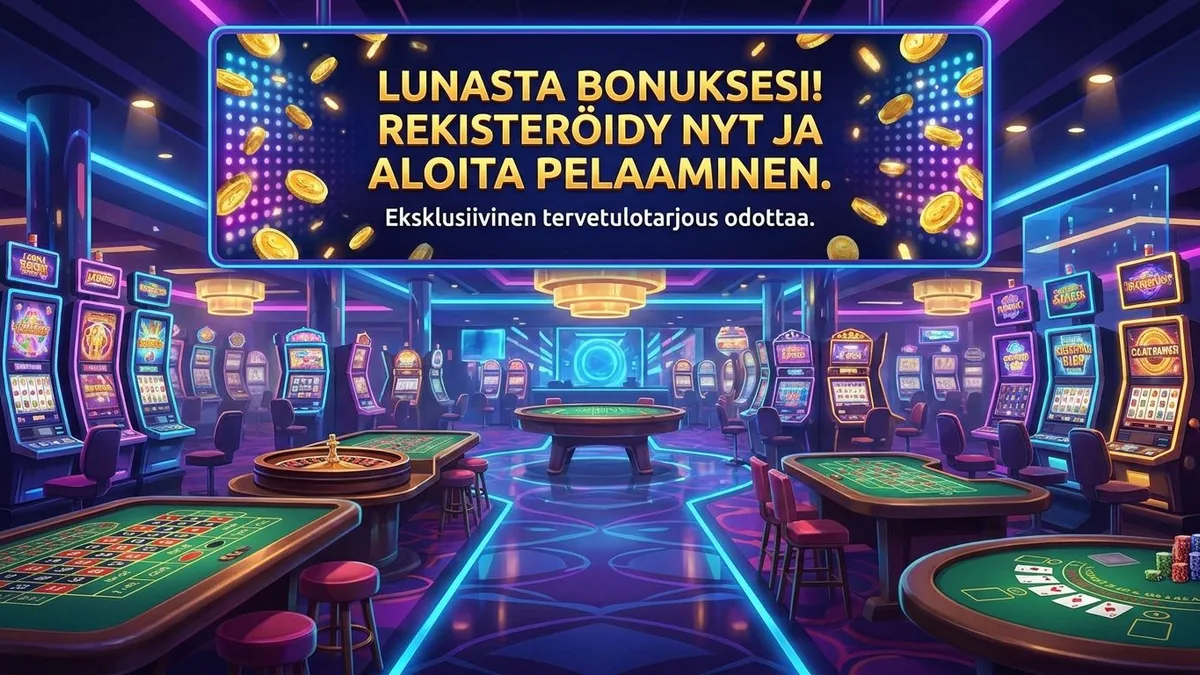 Rekisteröidy bonuksella